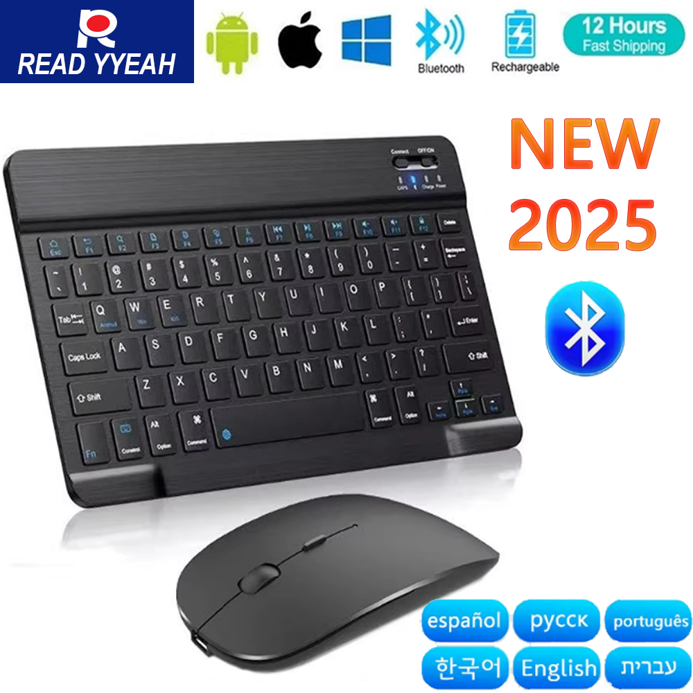 Gaming Keyboard Mechanical Wireless - New 2025 Bluetooth Wireless Keyboard Mouse