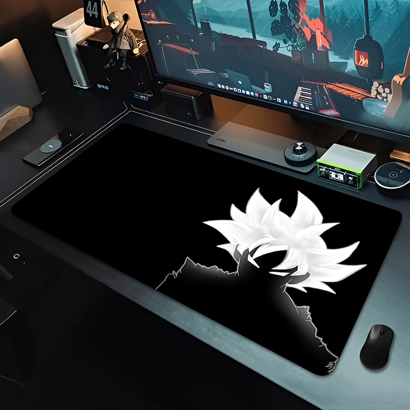 Gaming Keyboard Noise - DBZ Black Anime Mouse Pad Dragon