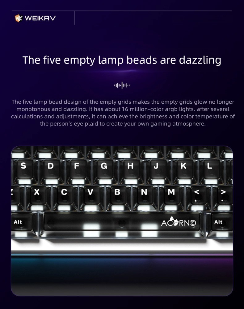 NEW WEIKAV Nut65 Aluminum Allo - Gaming Keyboard Hot Swappable review and price