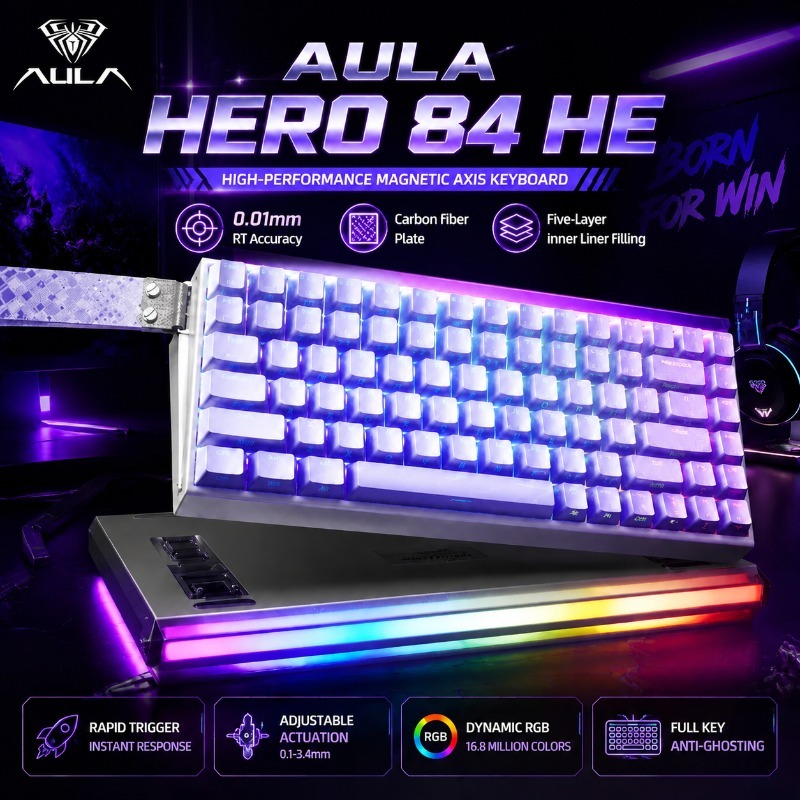 AULA HERO84 Magnetic Gaming Me - Gaming Keyboard Mechanical review and price