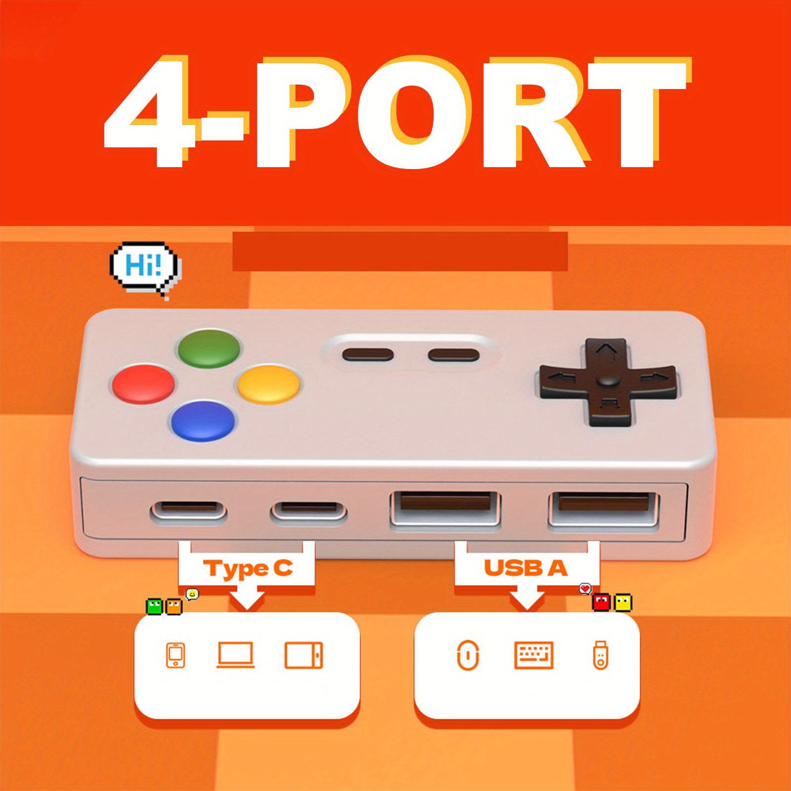 1PC Cartoon USB C Extension Ad - Gaming Keyboard Type C review and price