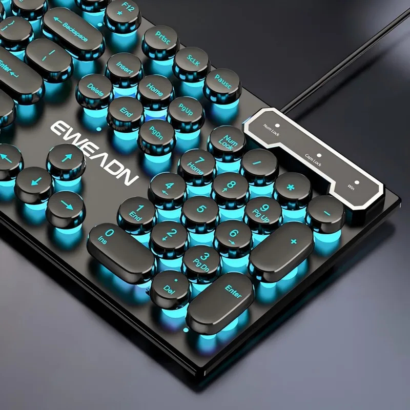 Retro Punk Mechanical Feel Key - Gaming Keyboard Mechanical review and price