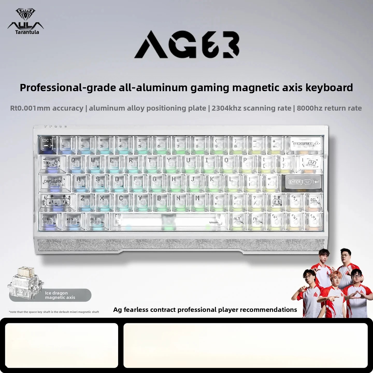 AULA AG63 Magnetic Switch Gami - Gaming Keyboard Hot Swappable review and price