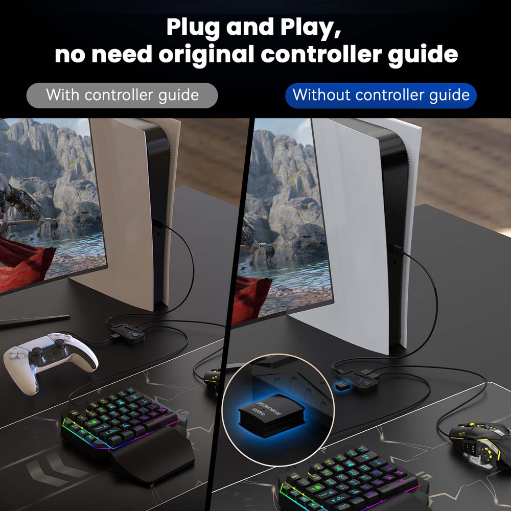 for PS5 Gaming Keyboard Mouse  - Gaming Keyboard Type C review and price