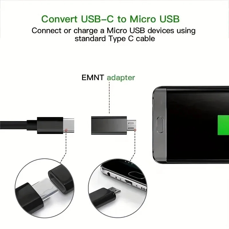 Micro USB to USB C OTG Adapter - Gaming Keyboard Type C review and price