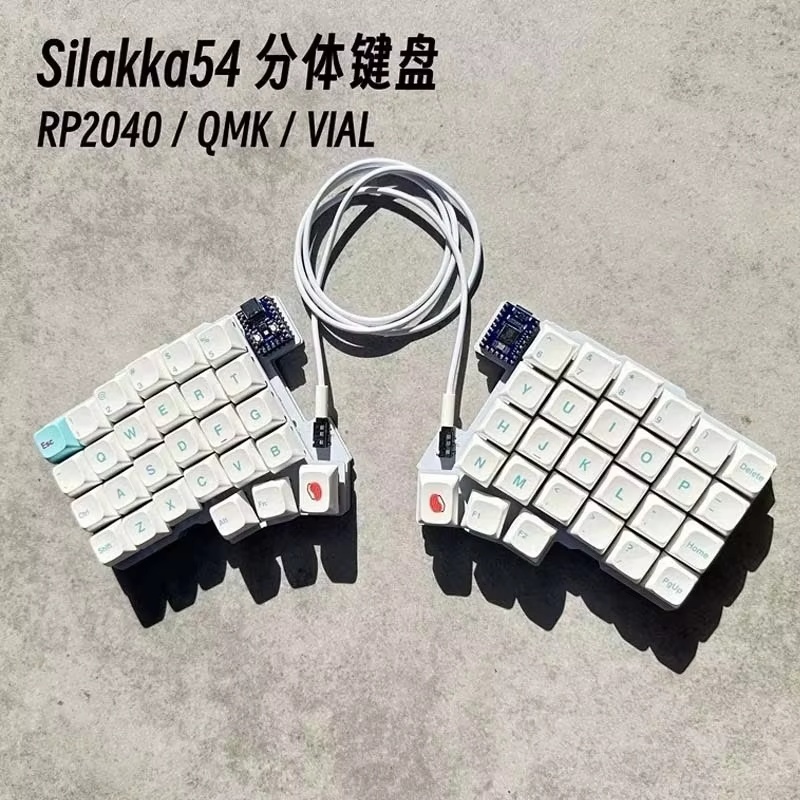 Silakka54 Ergonomic Split Mech - Gaming Keyboard Hot Swappable review and price