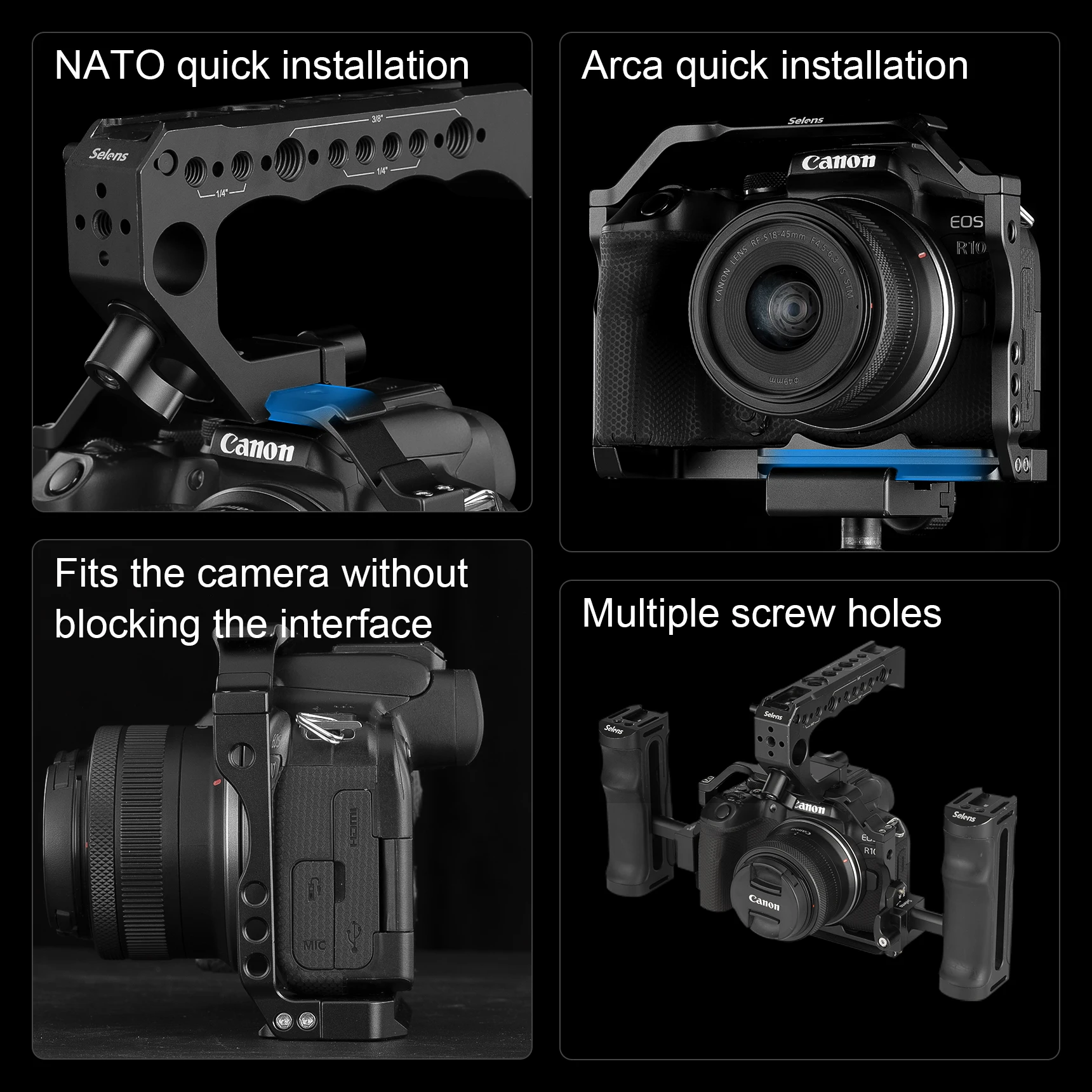 Selens Camera Full Cage Metal  - Stabilizer Screw In review and price
