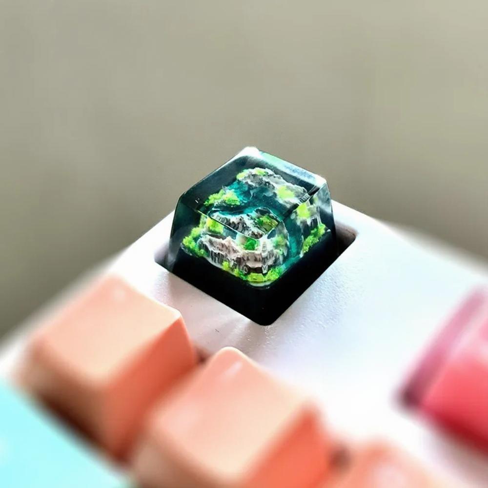 Mountain and Sea Keycaps Artis - Gaming Keyboard No Rgb review and price