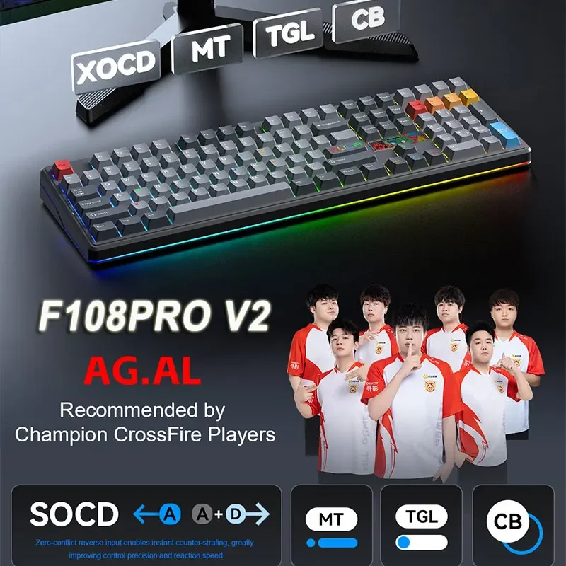 AULA F108 Pro V2 Mechanical Ke - Gaming Keyboard Hot Swappable review and price